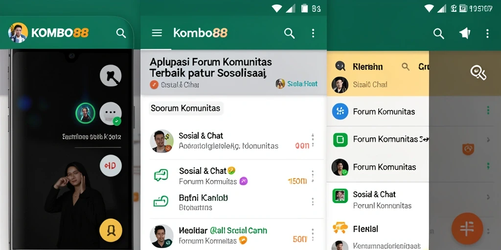 Antarmuka menarik dan fungsional dari KOMBO88.